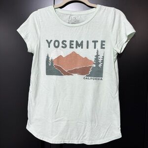 Girls | Size XL 14/16 | Mint Green | Yosemite Tee